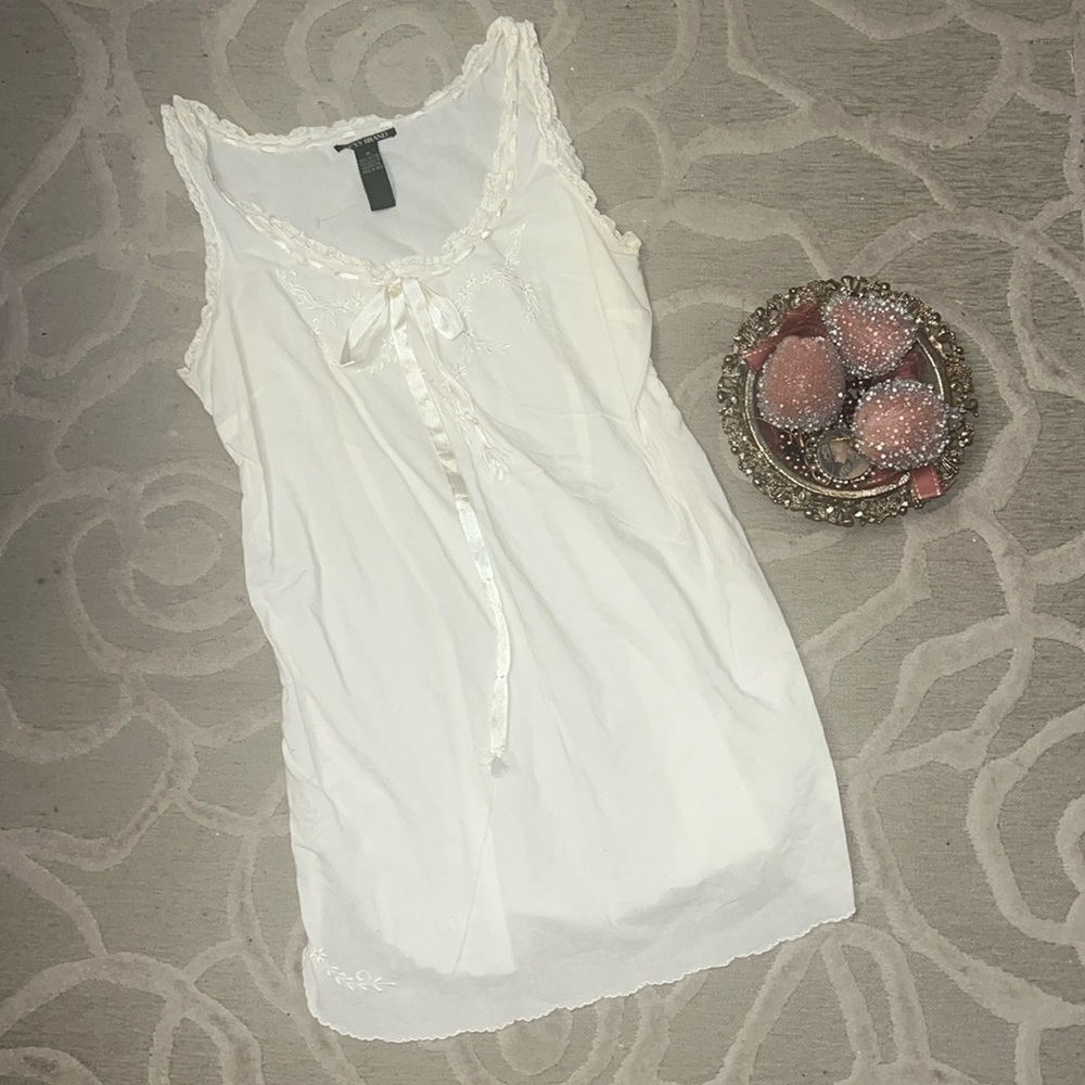 🌷LUCKY BRAND🌷Ivory cotton sleeveless blouse